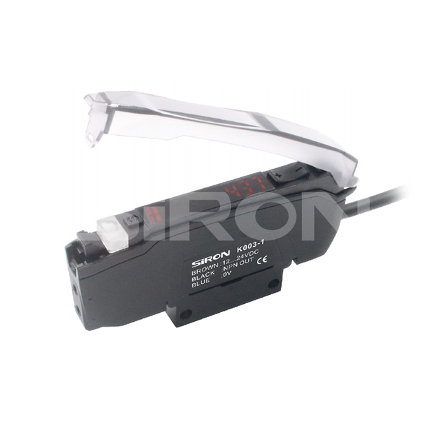 SiRON K003-1 系列光纤放大器传感器 5 速可调响应 IP50 