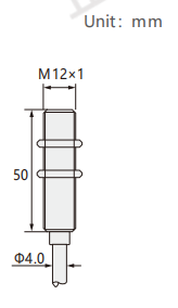 该感应式接近开关的尺寸