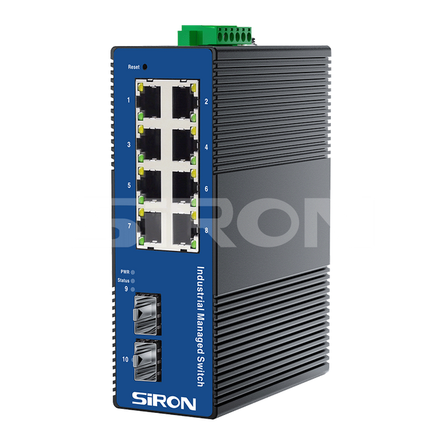 Siron T382-12基于Web的网络管理2光学8电力工业开关