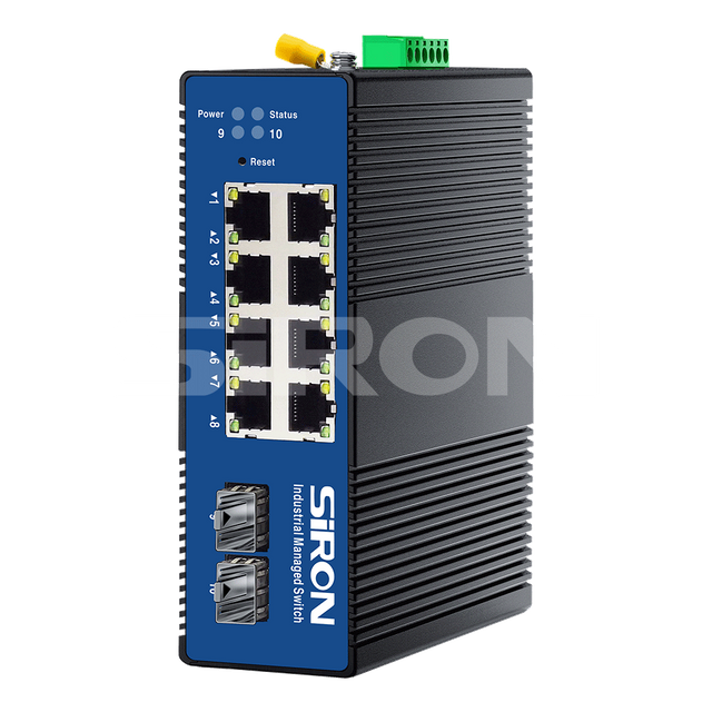 Siron T382-14 L2+网络管理2光学8电力工业开关