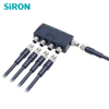 SiRON H422-8 IP​​67 分体式 M8 接线盒，带 LED 指示灯