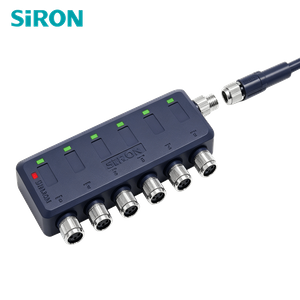 SiRON H422-8 IP​​67 分体式 M8 接线盒，带 LED 指示灯